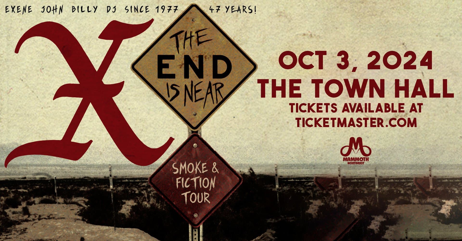 X - Smoke & Fiction Tour